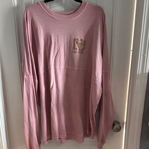 Disney Pink Sweatshirt with Gold Embroidery